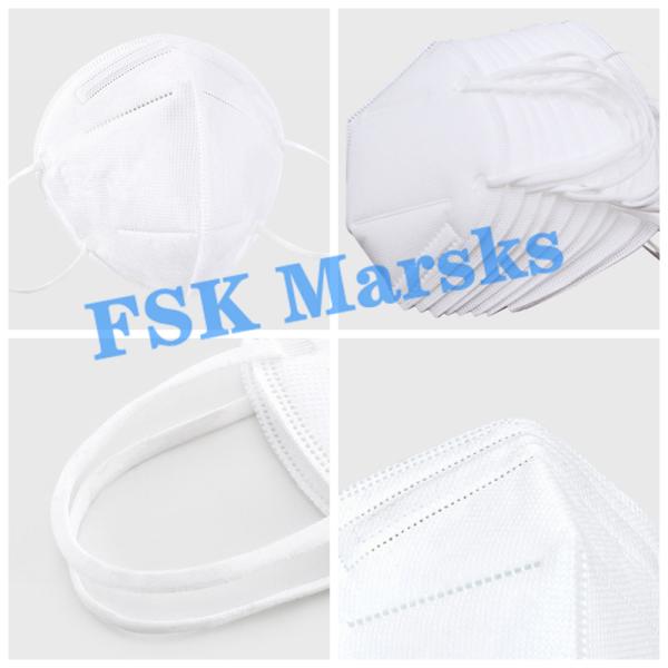 Disposable Medical Face Masks KN95 Respirator FFP2 Sterile Eo Fit The Face