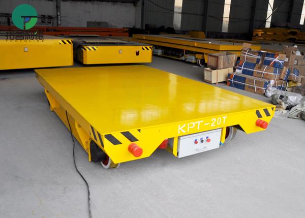 35 Ton Workpiece Transport Warehouse Customized Transfer Electric Rail Flat Trolley