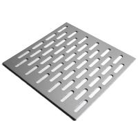 O aço entalhou furos alongados perfurou o metal Mesh Panel With Round Ends