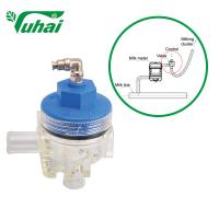 Sensor de débit de lait de matières premières éteint vanne pression négative positive débitomètre laitier