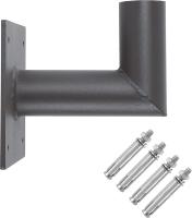 Adaptador da espiga do suporte de polo claro da montagem da luz do ajuste de um deslizamento de 90 graus