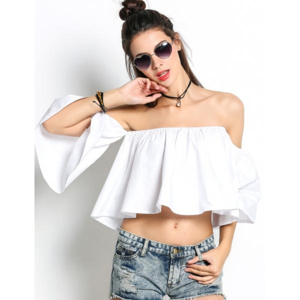 Женщины дизайна верхних частей дам самые последние с рукава пирофакела плеча раздражают твердые верхние части урожая