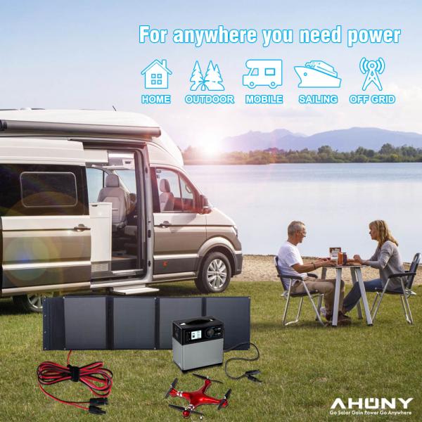 Наружные 50 Вт складываемые солнечные панели портативные солнечные наборы для кемпинга ISO9001