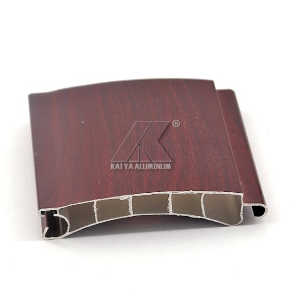 Factory Price Wood Grain 6063 Aluminum Roller Shutter Slat Profile