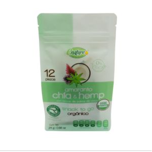 Standing 92mic LDPE Zipper Packaging Bag With Bottom And Side Organ
