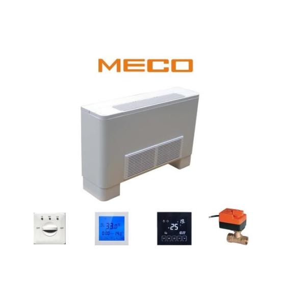 18000BTU Decorative Type Fan Coil Unit , Two Pipe Fan Coil Unit Wired Controller Optional