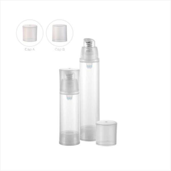 Pompe privée d'air Bottle15ml cosmétique 30ml 50ml à mur unique en matériel d'ACP de pp