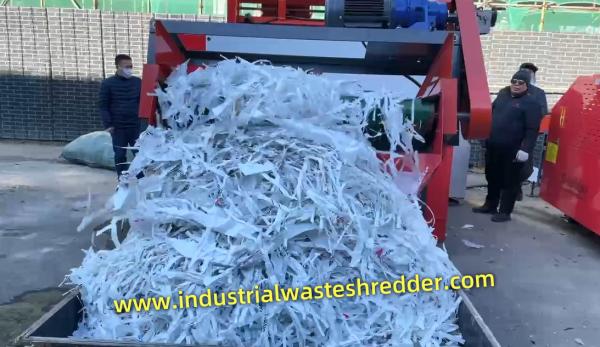 PP PE Plastic Bags Shredder Raffia Woven Sacks Grinder Shopping Bags Crusher Large Capacity