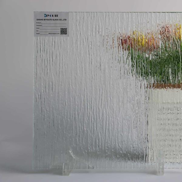 Wide Double Sided Fluted Glass Shower Panel 6mm 8 Mm