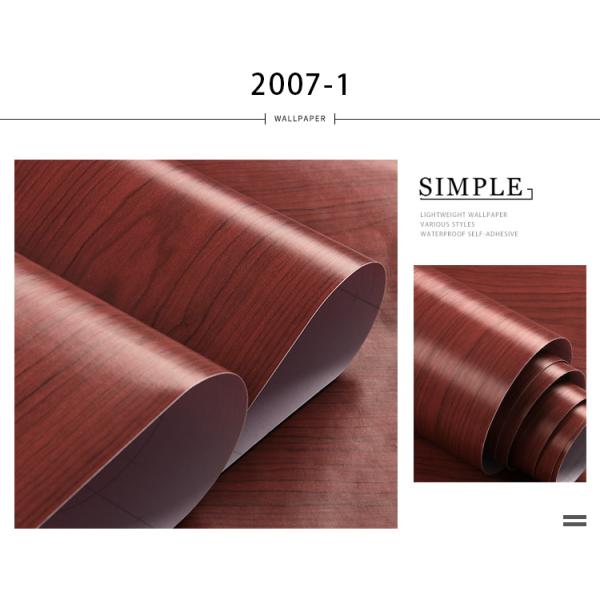 45cm Wood Grain Self Adhesive PVC 3D Wallpaper for Home Decoration 3d wall paper