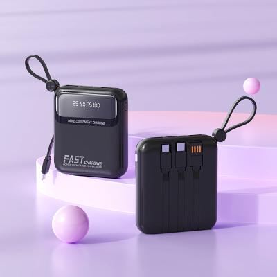 PD22.5W 3.0 Ultra Slim 10000mah Powerbanks with Type-C Input and LED Display Blue Color