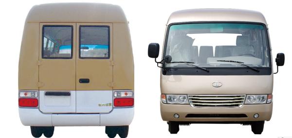 High Speed Coaster Type 23 Seater Bus , Cummins Engine Passenger Coach Bus