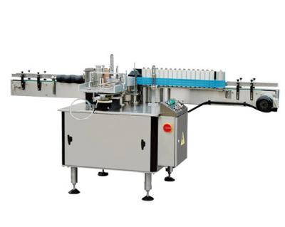 máquina de etiquetas automática da garrafa redonda de 120ml 500ml 1000ml com impressora Glue Paper 0.8KW da data