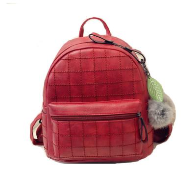 PU red backpacks fashion for college student mochilas modernas wholesale backpacks