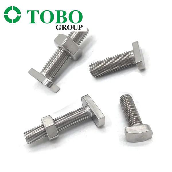 No parafuso de aço inoxidável da cabeça do parafuso SS304 SS316 T de JIS 1166 conservado em estoque T para o sistema de montagem solar