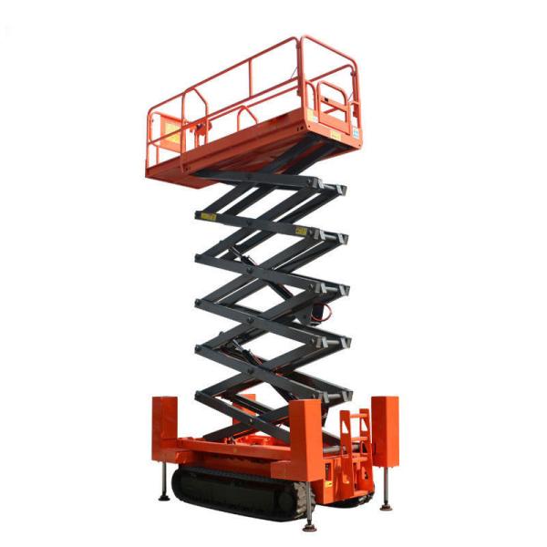 Mobile Scissor Lift 200kg 320kg 450kg Crawler Electric Lifting Platform