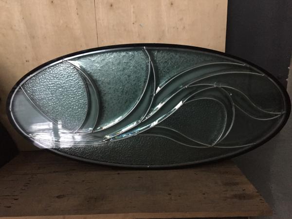 handmade decorative glass panel from China factory 2017