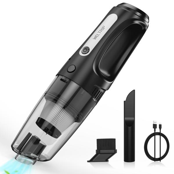 2000mAh*2 Li-battery YANTU V11 Cordless Rechargeable Vacuum Cleaners with Metal Filter