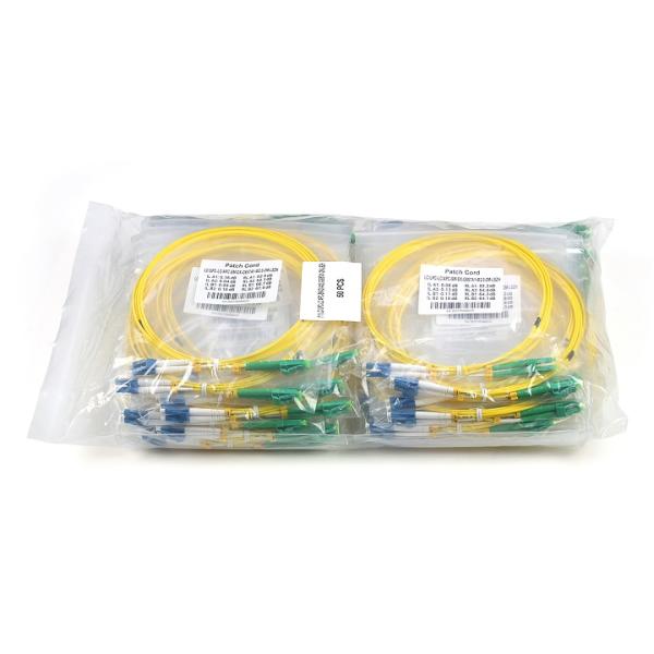 LC UPC к куртке SM G657A1 LSZH гибкого провода LC APC двухшпиндельной желтой