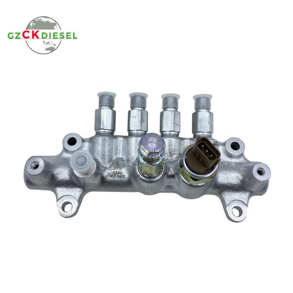 4HK1 Common Rail Assembly 095440-0350 8-97306063-4 8973060634 for Hitachi Excavator ZX200-3 ZX210-3