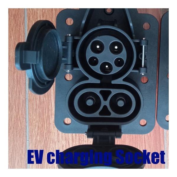 CCS 1 Dc Разъем для быстрой зарядки Адаптер гнезда US 200A CCS Inlet Dc EV Зарядное устройство Аксессуары
