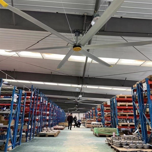 5.0m 16FT Low Noise Big Wind Air Flow Garage Vent Giant Industrial Hvls Large Ceiling Fan
