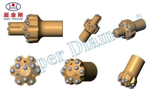 Custom Top Hammer Drill Bits Mining Type Rock Drill Button Bits Fatigue Resistant