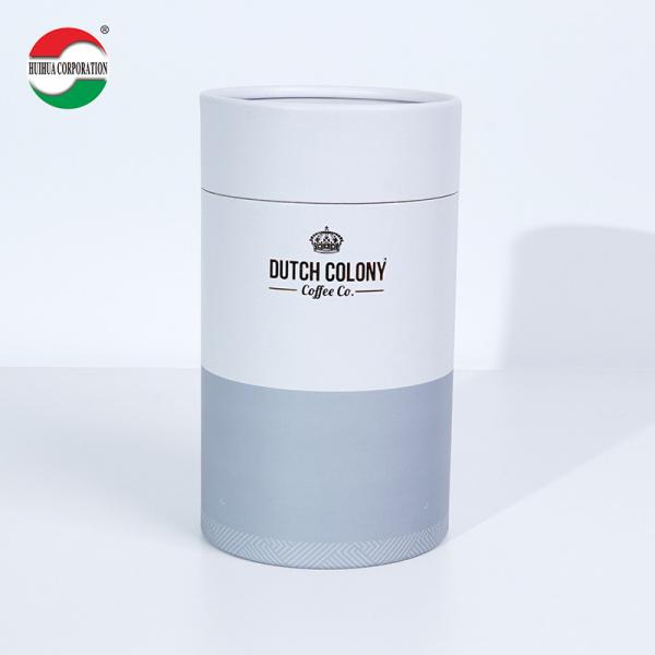 Food Grade Paper Cans Packaging with Aluminum Foil Lining for Tea and Cosmetics