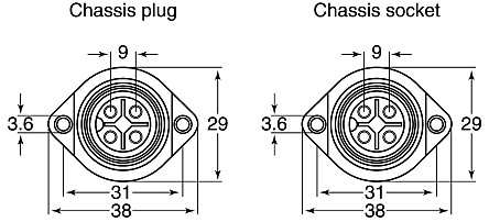Hirschmann CA3LS 4 PIN Circular Connector Wire Assembly PVC LIYCY 4C 0.25