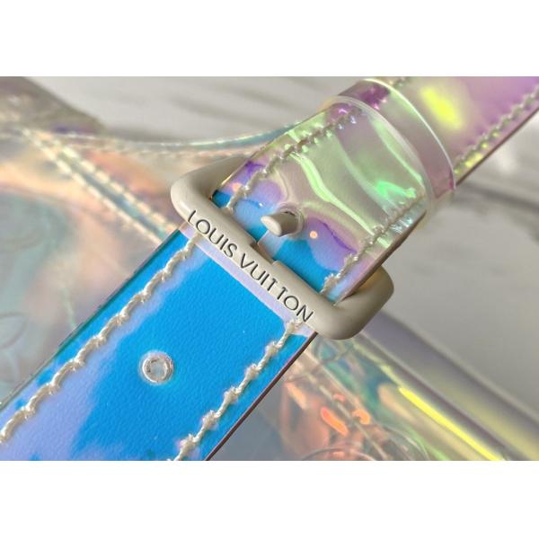 LV PVC Transparent Iridescent Luxury Brand Backpack Monogram Printing