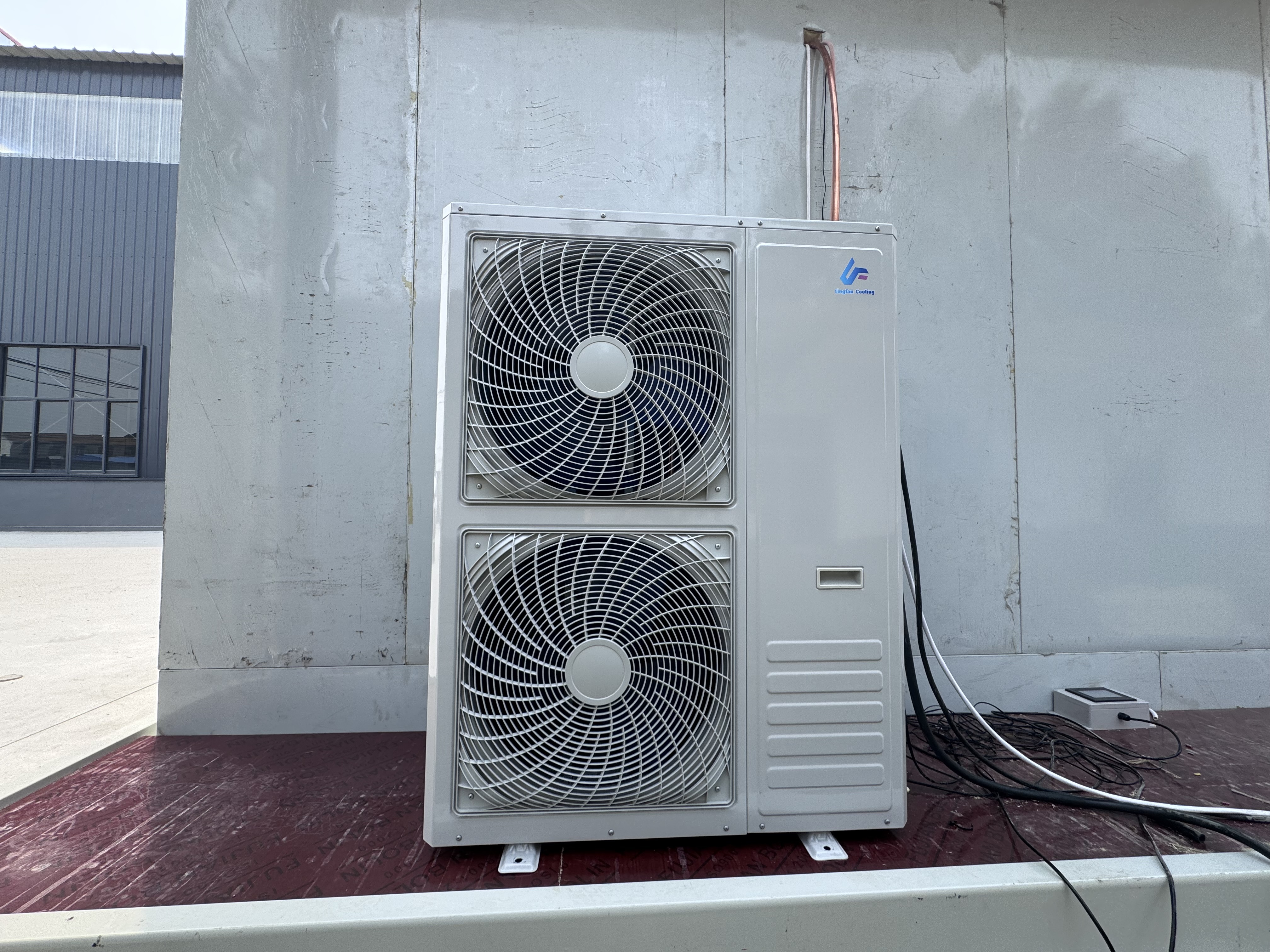 Solar Powered Cold Room with Modular Container Design for Quick On Site Start within Two Hours