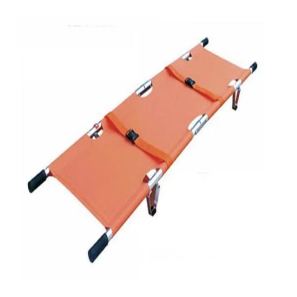 Ambulancia de aleación de aluminio cargadora automática suave camilla plegable 200x53cm