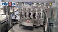 Máquina de enchimento de meios Siemens PLC e controle de tela táctil Pressão de ar comprimido 0,6MPa