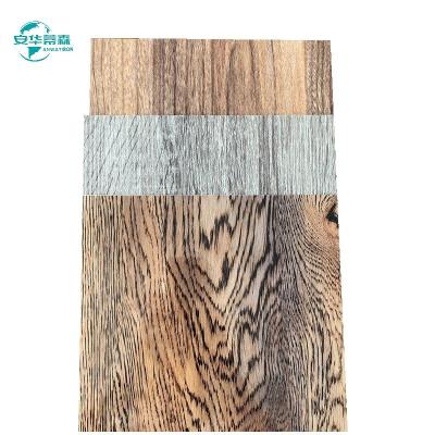 Painel composto de alumínio de grãos de madeira e núcleo mineral à prova de fogo 2-6 mm 1220 mm 2440 mm comprimento