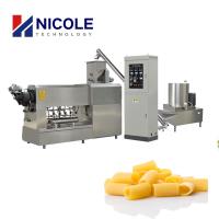 Linha de produção de macarrão de parafuso duplo de farinha de trigo, máquina extrusora de macarrão de macarrão