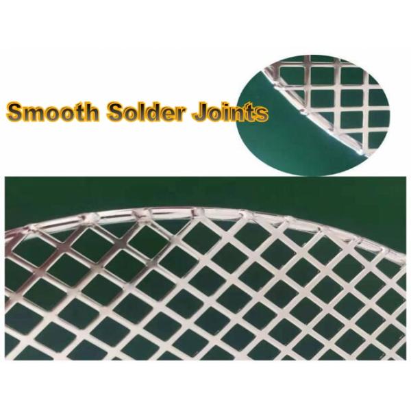 Металлический лист сетки 8mm гриля барбекю круга SS304 пефорированный квадратом