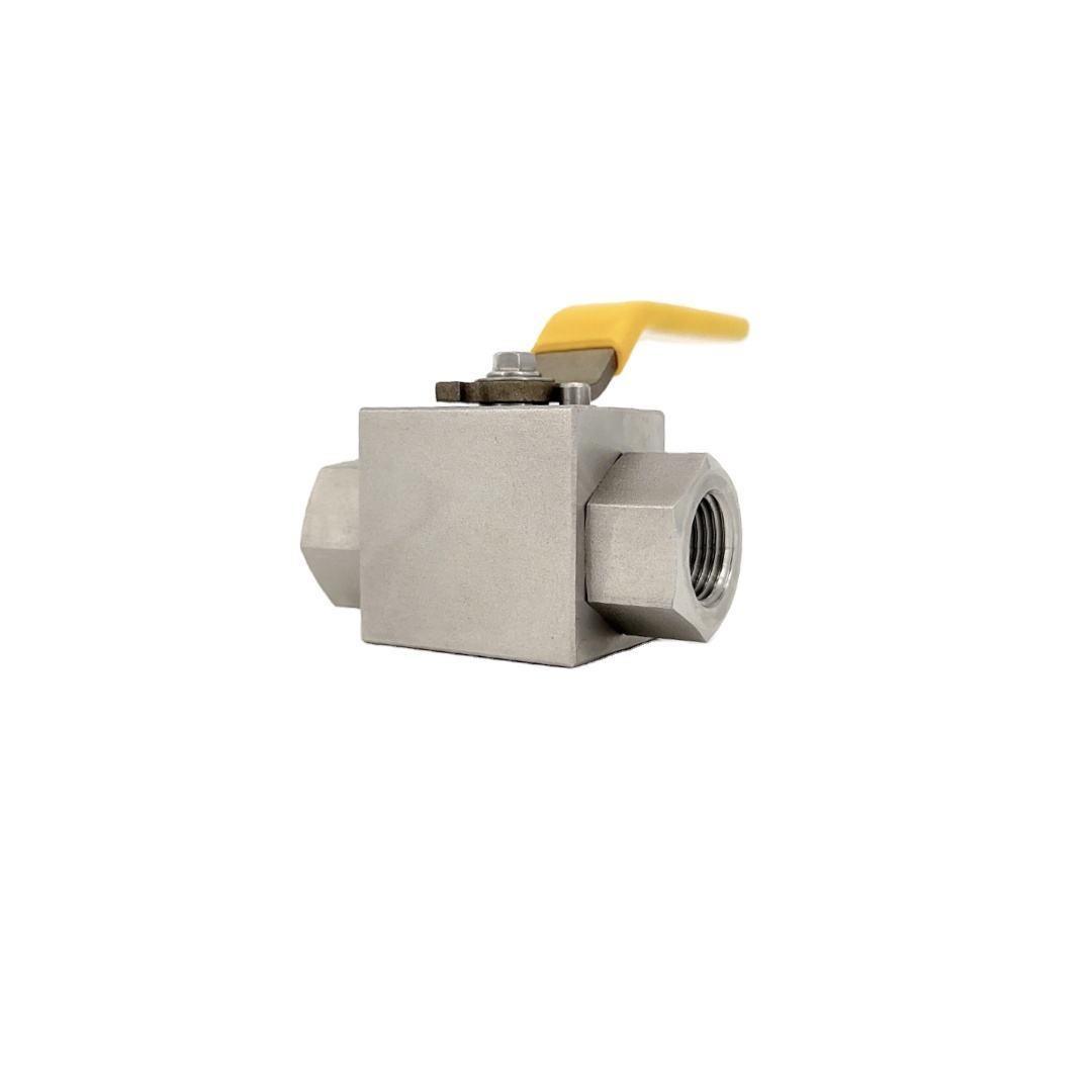 1/2 DN15 high-pressure manual water ball valve - F-NPT thread - stainless steel 316 - OEM - 32Mpa