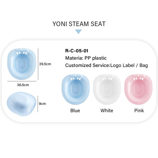 banheira de Sitz do toalete do PVC de 2000ml PP para embeber Perineal