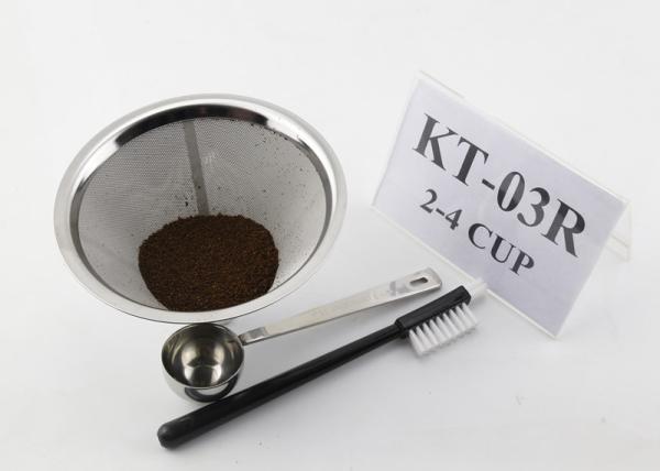 Christmas Gift Stainless Steel Coffee Dripper With Cup Stand 125g Weight