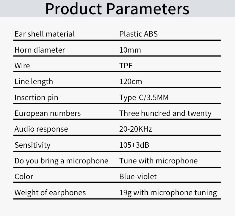 ML-AZ04 Type‑C/3.5mm Wired In‑Ear Earphones, 10mm Dynamic Driver HiFi Stereo Earbuds, Ergonomic Over‑Ear Hook Design with Built‑in Microphone Volume Control, 360° Surround Sound Sports Headphones