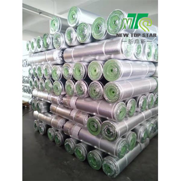 Silver Film IXPE Foam Roll 33kg/M3 , Sound Absorbing Underlayment