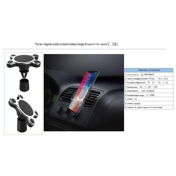 Fashion Design Iphone Car Charger , Car Phone Charger Grey Color Quick Charging Technology