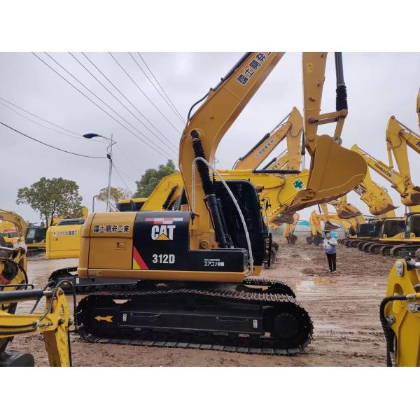 12 Ton Cat 312 Used Medium Excavator Municipal Engineering Second Hand Cat 312D Digger