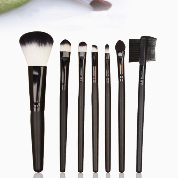 Private Label Luxury 7 PCS Eye Makeup Brush Set Skin Friendly For Beauty Care