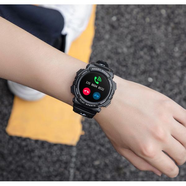 Smartwatch 150mAH напоминания IOT Bluetooth вибрации делает 1,09 дюйма водостойким