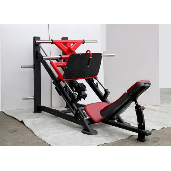 Red Full Fitness Seated Leg Press Machine For Muscle Exercise