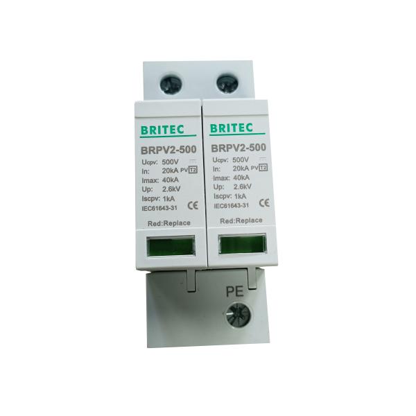 BRPV2 500 PV Surge Arrester DC12V 24V 48V 500V 690V 800V 1000V Surge Protector Protective Device