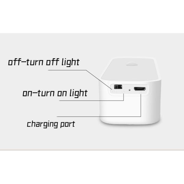 Умный материал ПК ABS настольной лампы ухода за больным Dimmable управлением голоса датчика