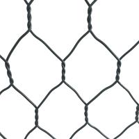 3m X 1m X 1m 4mm Caixa de gabião revestida em PVC resistente à corrosão