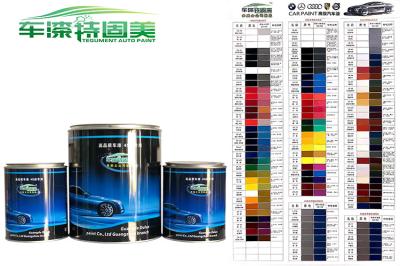 Vehicle Touch Up Orange Red Green 2K Solid Paint 2K Extra Black Acrylic Paint Liquid Coating Automotive Car Paint